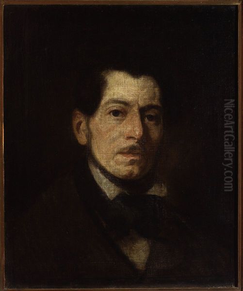 Self-portrait Oil Painting by Piotr Michalowski