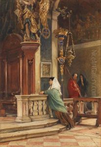 Prayer in a Venetian Church