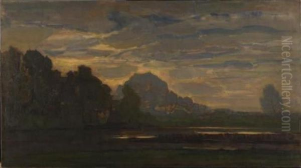 Ven bij Saasveld Oil Painting by Piet Mondrian