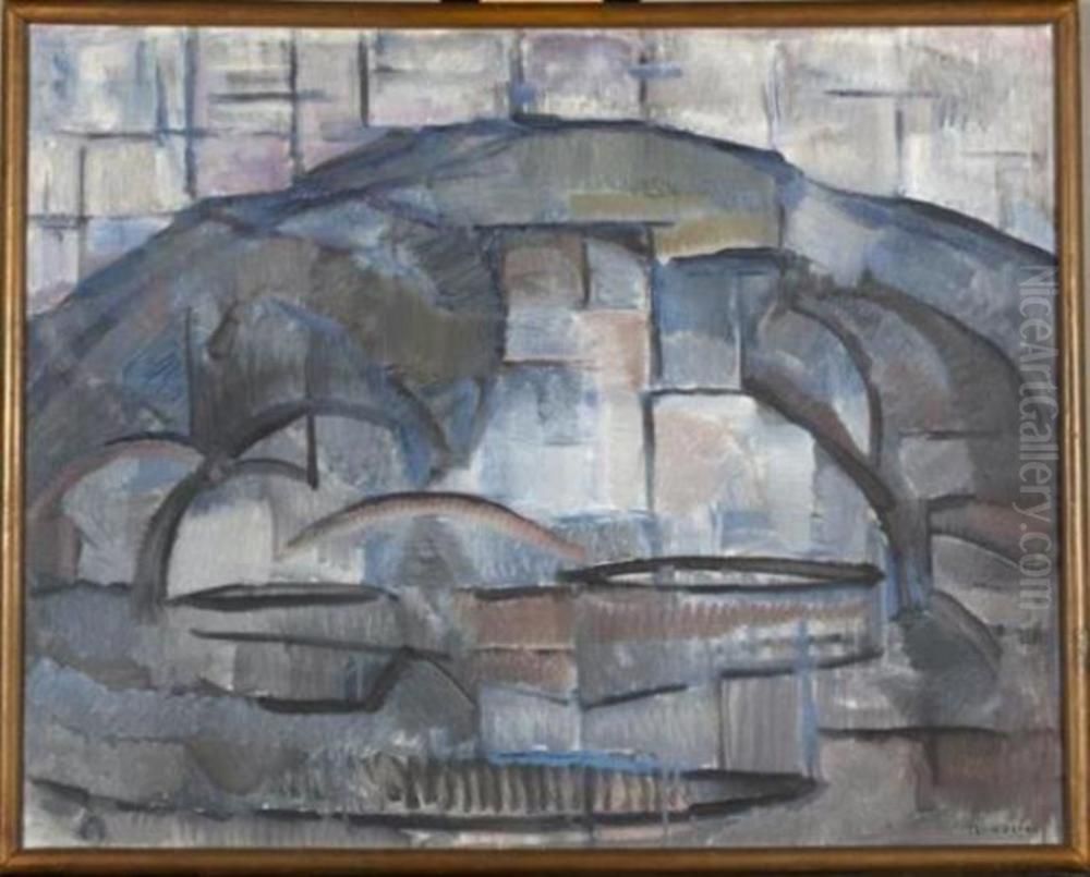 Paysage (Landschap) Oil Painting by Piet Mondrian