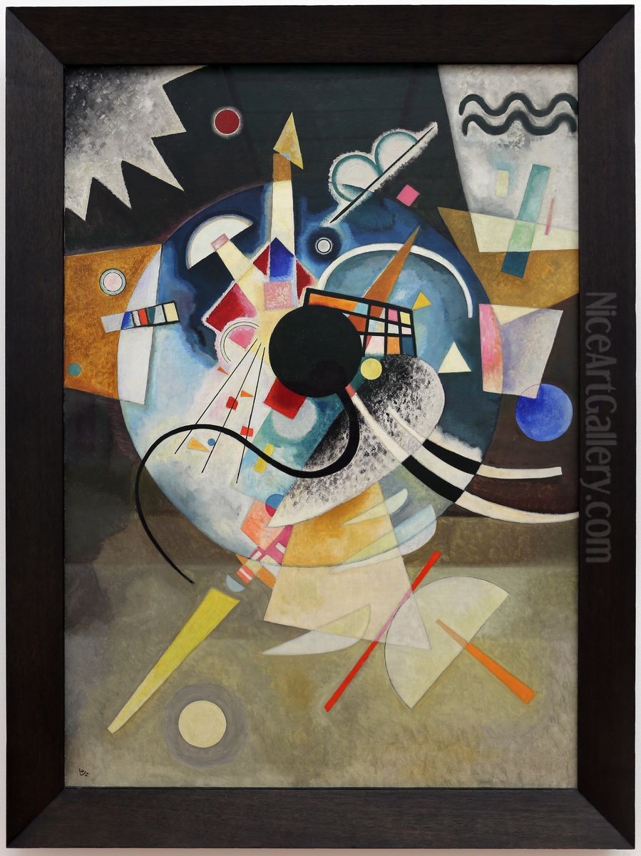 A Center Oil Painting by Wassily Kandinsky
