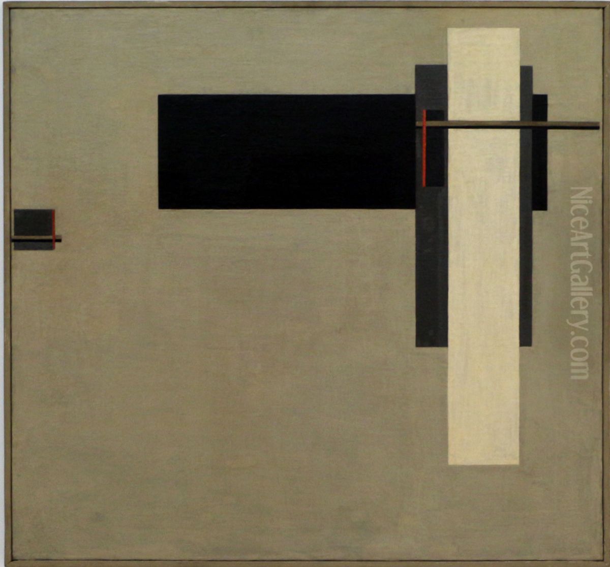 Proun G.B.A. Oil Painting by Eliezer Markowich Lissitzky