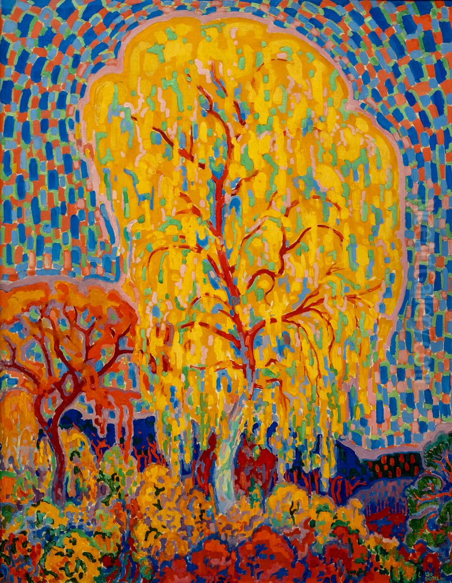 Herbst Oil Painting by Leo Gestel