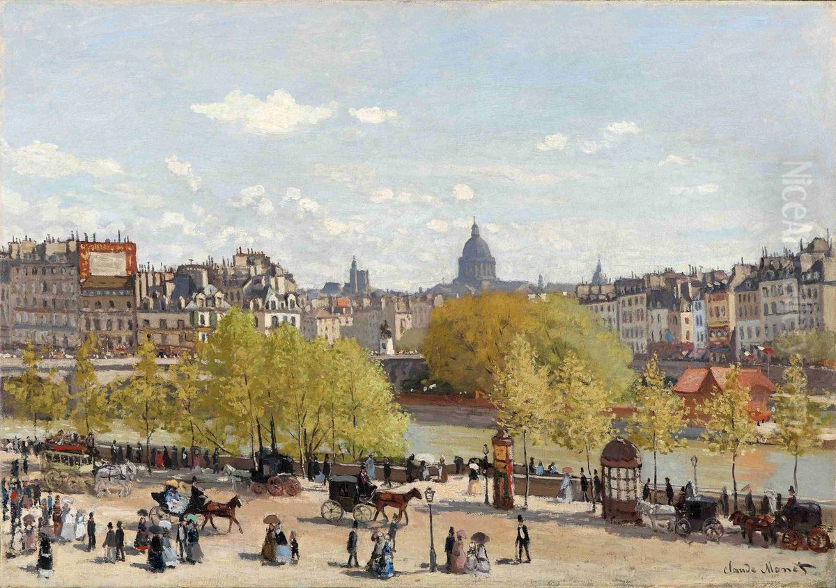 Quai du Louvre Oil Painting by Claude Oscar Monet Quai du Louvre Oil Painting by Claude Oscar Monet