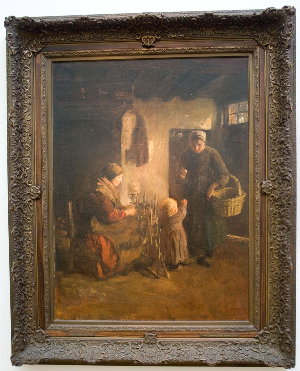 Moeders lieveling Oil Painting by Albert Neuhuys