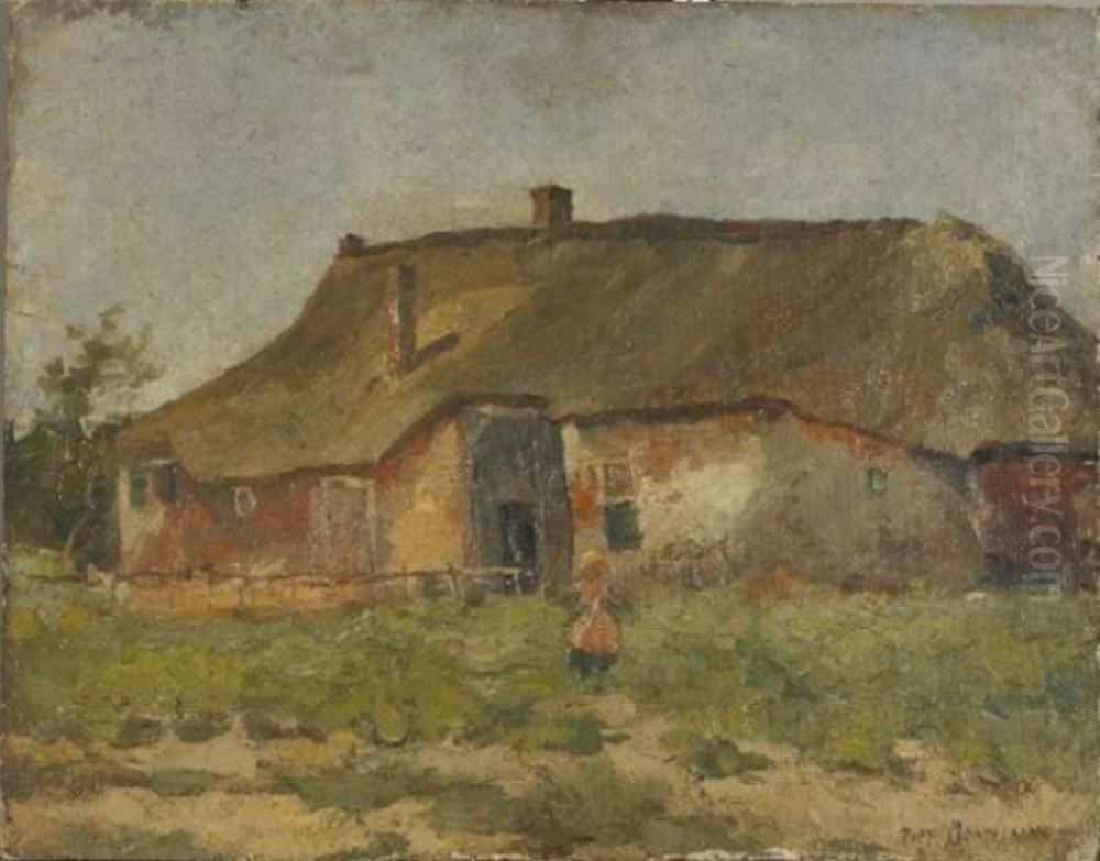 Boerderij Oil Painting by Piet Mondrian
