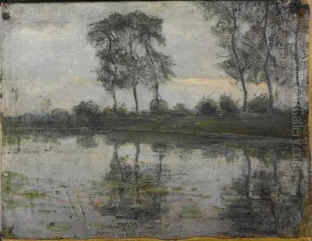 detail study Oil Painting by Piet Mondrian