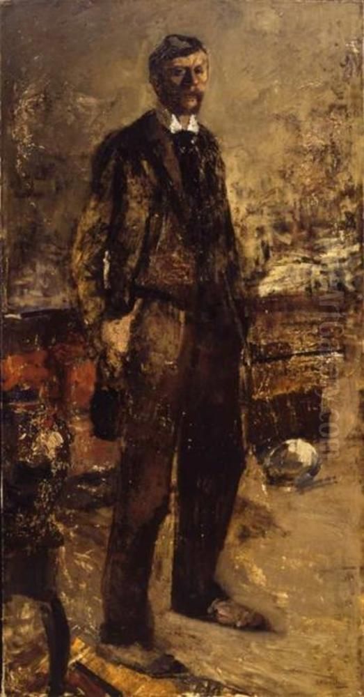 Zelfportret Oil Painting by George Hendrik Breitner