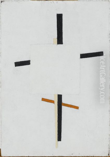 Suprematism of the Spirit Oil Painting by Kasimir Sevrinovitch Malevich