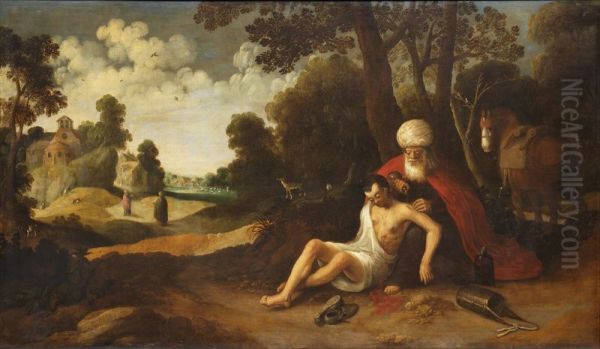 25-37) Oil Painting by Joost Cornelisz Droochsloot