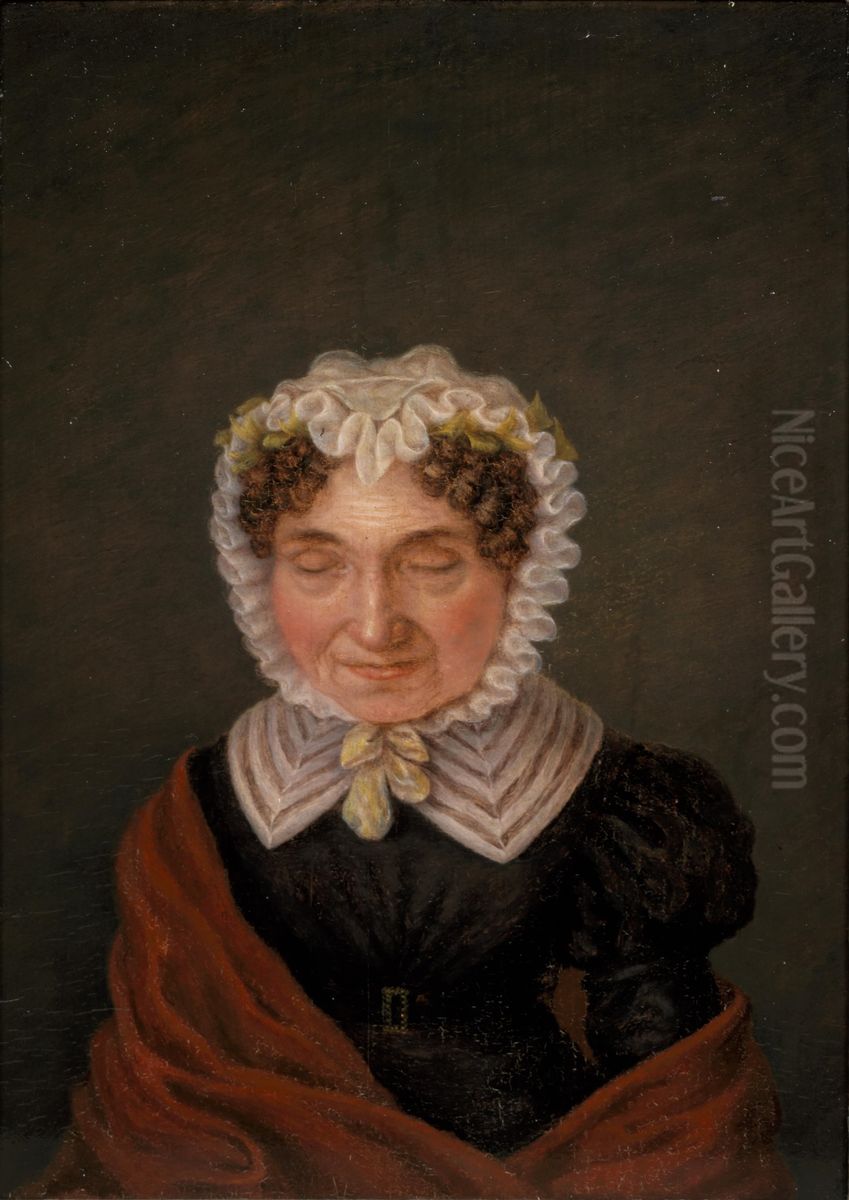 Portrait of Petronella Moens (1762-1843) Oil Painting by Margaretha Cornelia Boellaard
