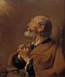 The apostle Peter praying
