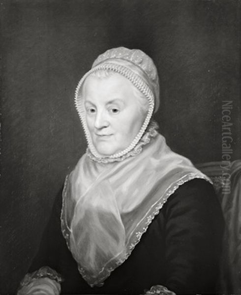 Portret van Johanna Carolina Alexandrina Loten (1753-1823), echtgenote van Johannes van Doelen Oil Painting by Pieter Christoffel Wonder