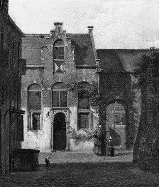 Street Oil Painting by Kaspar Karsen