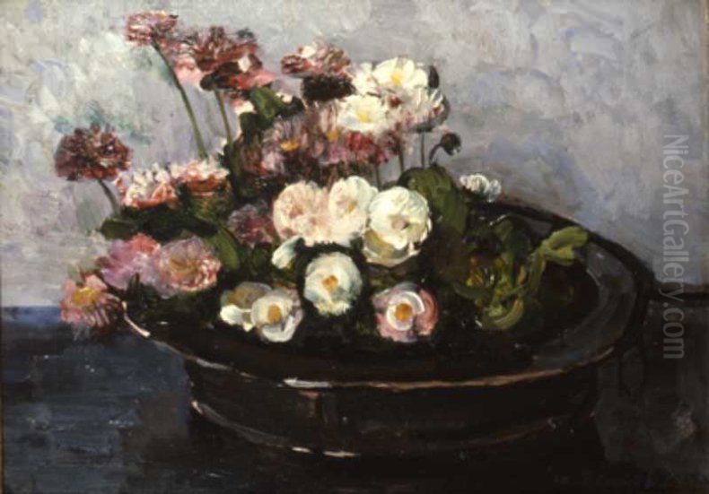 Daisies Oil Painting by Floris Verster