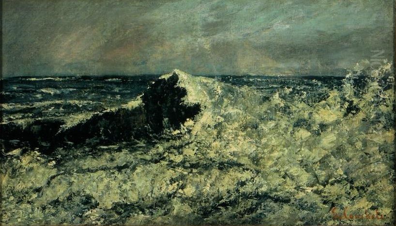 The Wave Oil Painting by Gustave Courbet
