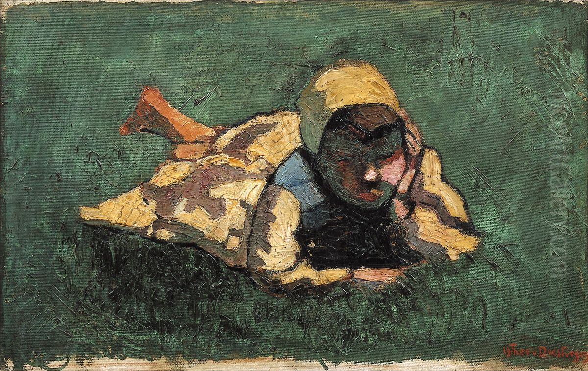 Petite paysanne hollandaise Oil Painting by Theo van Doesburg