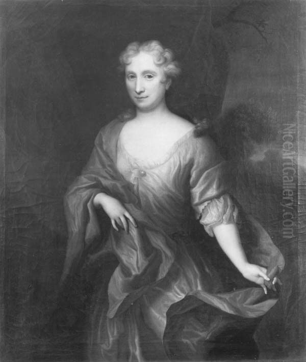 Portrait of Deliana Margaretha Voet van Winssen (1682-1766) Oil Painting by Hendrik van Limborch