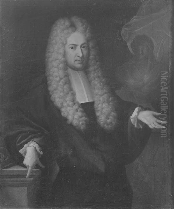 Portrait of Jacob Martens (1671-1729) Oil Painting by Hendrik van Limborch
