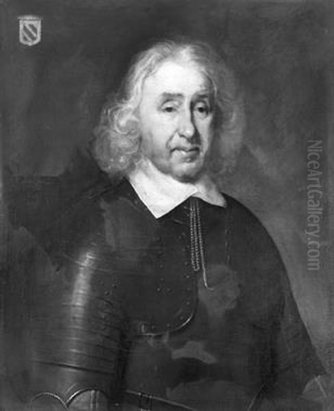 Portrait of a man, possibly Francois van Beughem de Bodighem (?-1657) Oil Painting by Cornelis Janssens van Ceulen