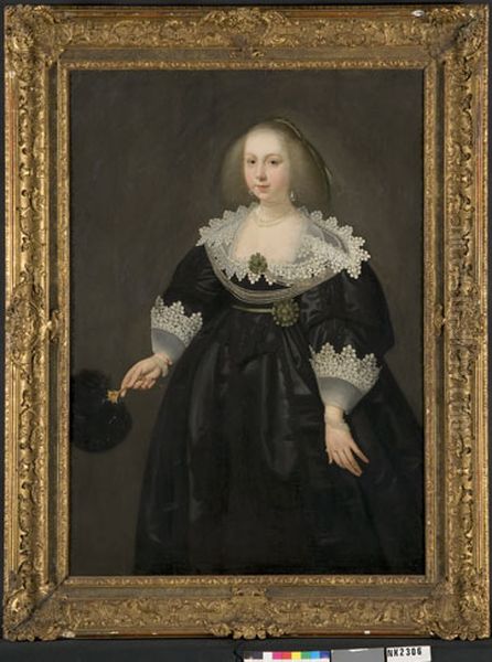 Portreit of a Woman Oil Painting by Paulus Moreelse