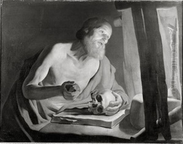 Saint Jerome Oil Painting by Gerard van Honthorst