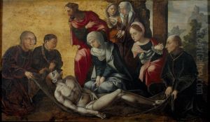 The Lamentation with members of the Van Egmont family