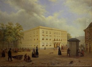 The Mariaplaats with the Building for Arts and Sciences in Utrecht