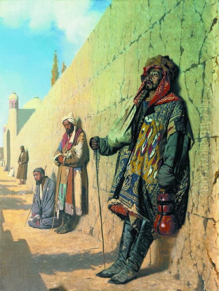 Beggars in Samarkand Oil Painting by Vasily Vereshchagin