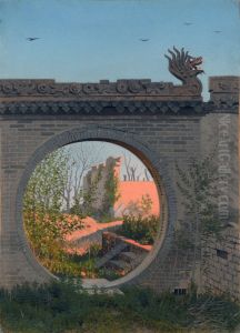 A Garden gate in Chuguchak