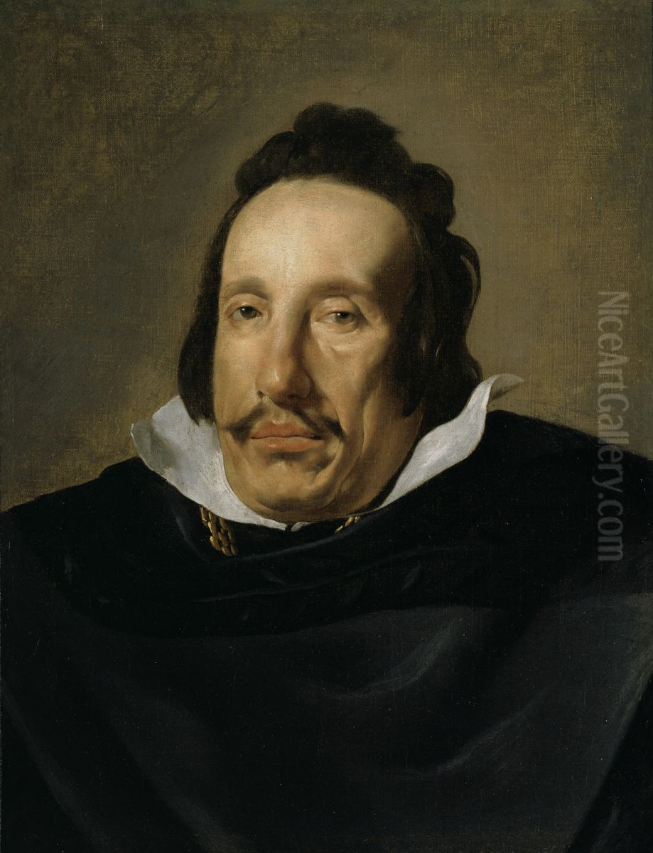 Portrait of a Man Oil Painting by Diego Rodriguez de Silva y Velazquez