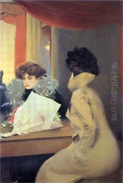 The Anteroom Oil Painting by Ramon Casas