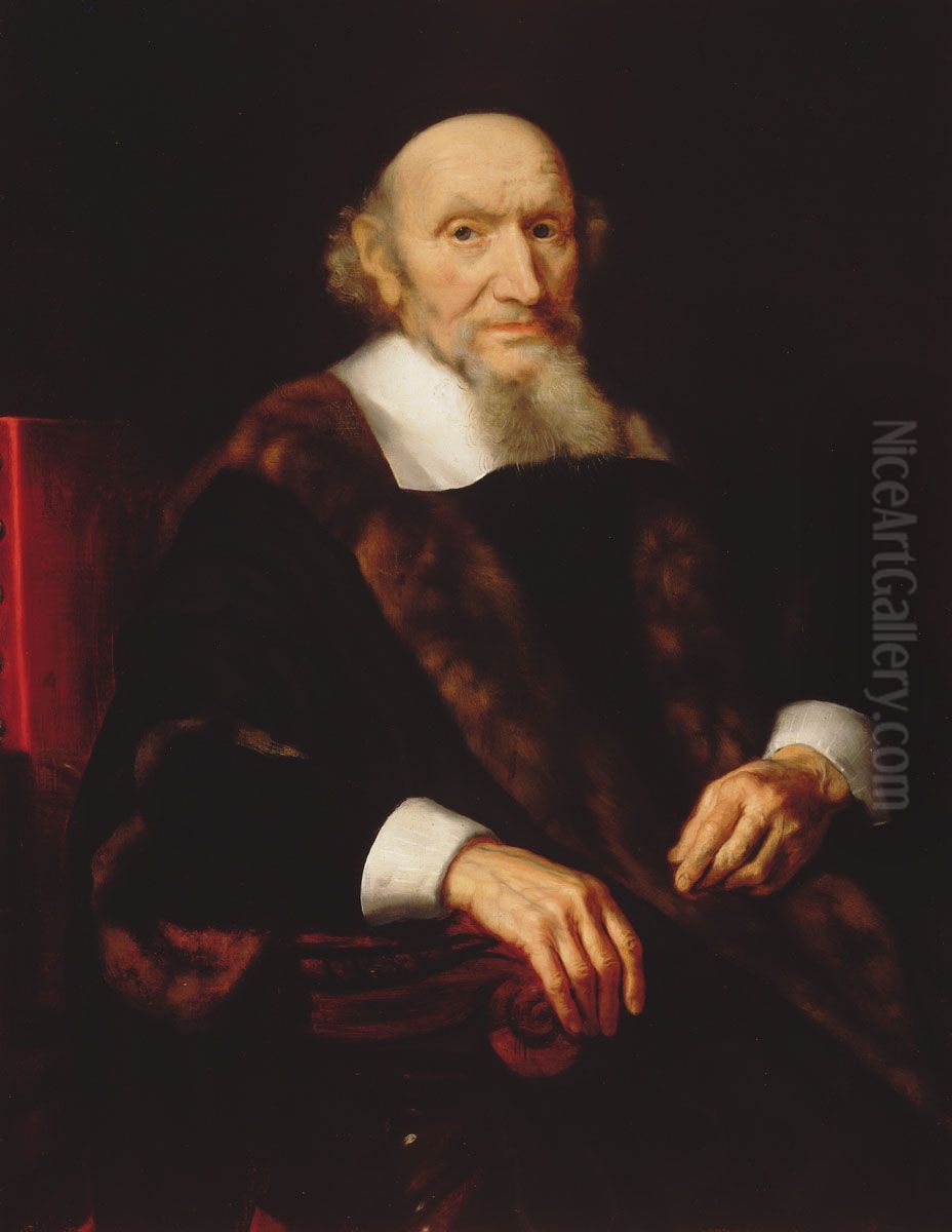 portrait of Jacob Trip Oil Painting by Nicolaes Maes