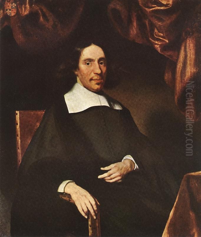 Portrait of Justus Criex Oil Painting by Nicolaes Maes