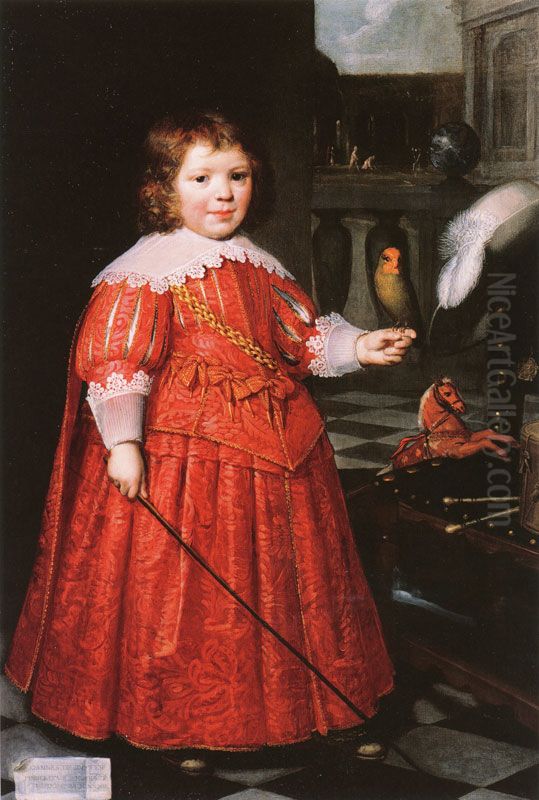 Portrait of Joannes de Ruyter Oil Painting by Jan Van Ravesteyn