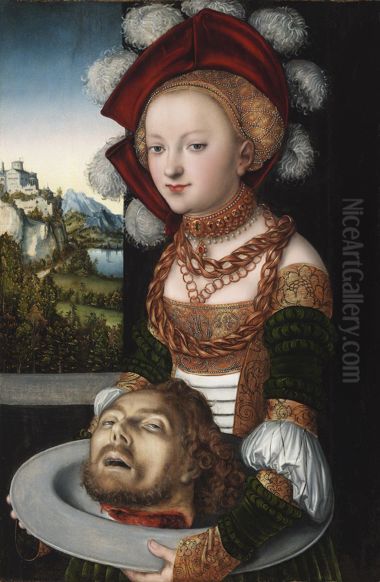 Salome Oil Painting by Lucas Cranach the Elder