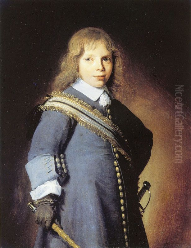 Boy Oil Painting by Johannes Cornelisz Verspronck