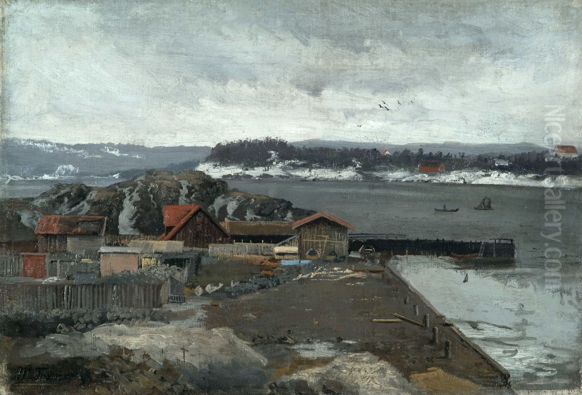 Tyveholmen Oil Painting by Marie Tannaes