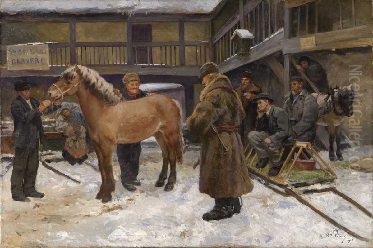 Brugata 6 Oil Painting by Wilhelm Peters