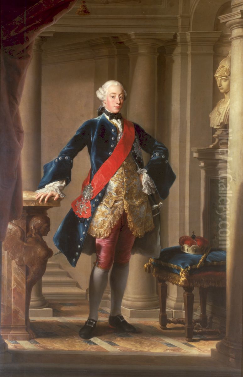 Portrait ofCharles Eugene, Duke of Wurttemberg(1728-1793) Oil Painting by Pompeo Batoni