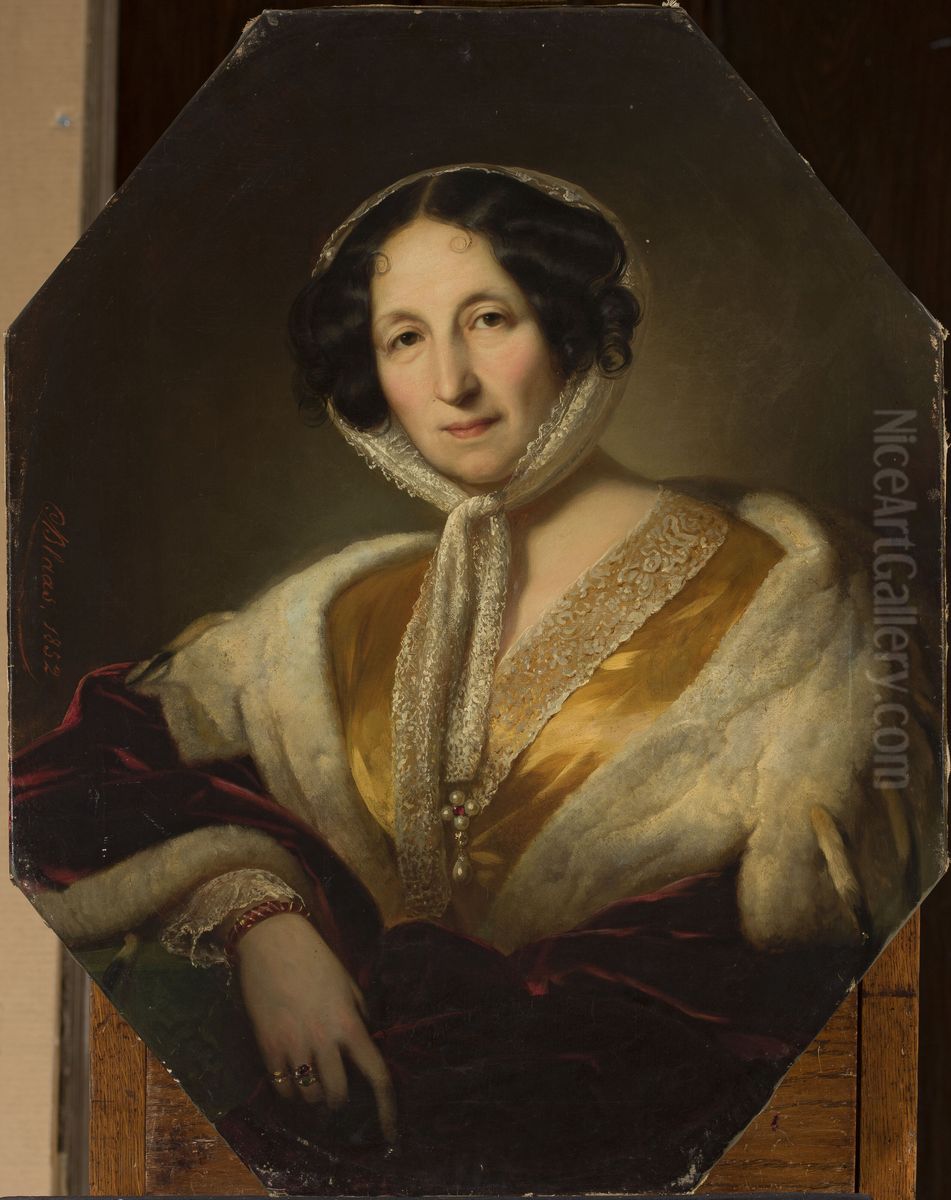 Portrait of Elzbieta Woroncow nee Branicka(1792-1880) Oil Painting by Karl von Blaas Portrait of Elzbieta Woroncow nee Branicka(1792-1880) Oil Painting by Karl von Blaas