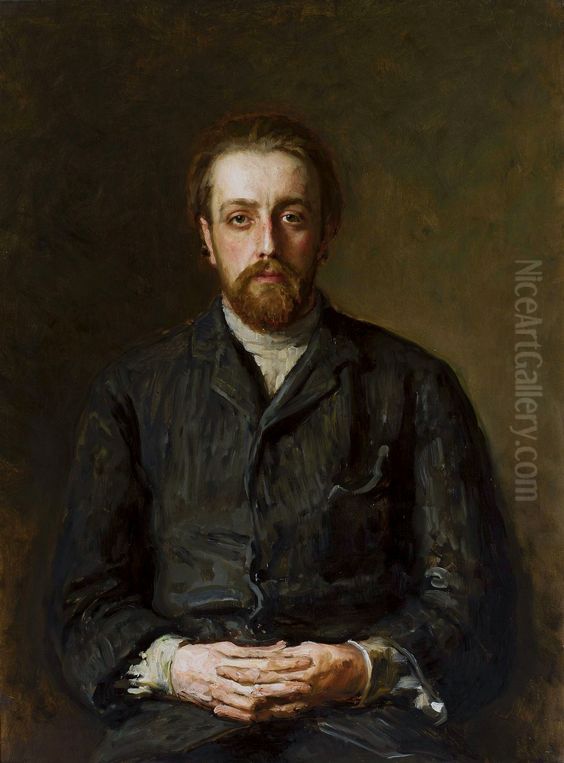 Portrait of Vladimir Chertkov. Oil Painting by Repin Iliya