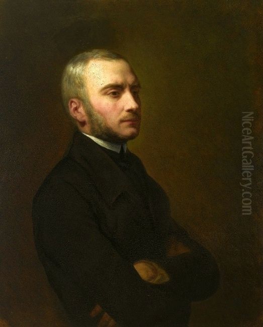 Portrait of Zygmunt Krasinski. Oil Painting by Ary Scheffer