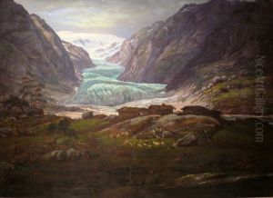 View of Nigardsbreen in Jostedalen