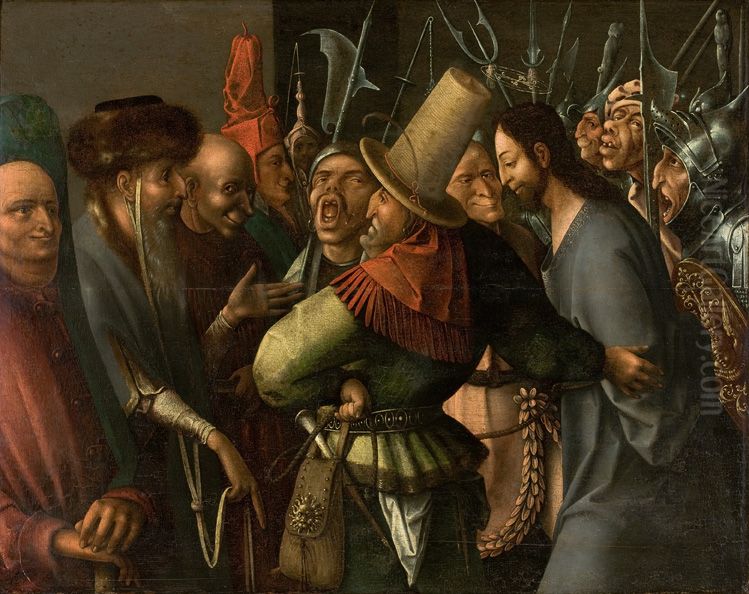 Christ Before Pilate Oil Painting by Hieronymous Bosch