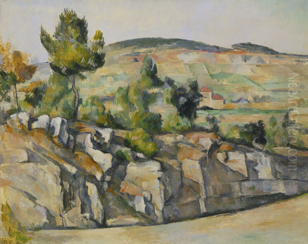 La Route en Provence Oil Painting by Paul Cezanne