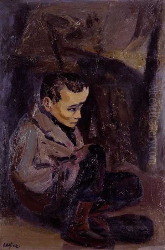 The Poor Polio Victim Oil Painting by unknown