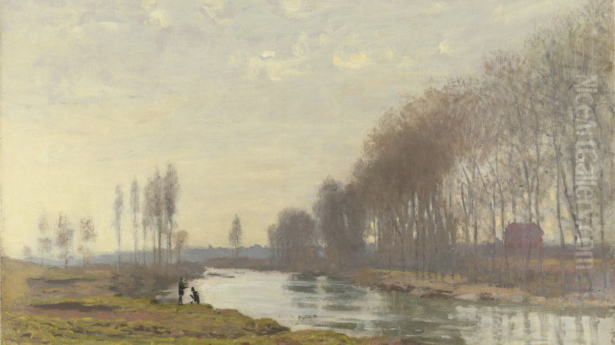The Petit Bras of the Seine at Argenteuil Oil Painting by Claude Oscar Monet