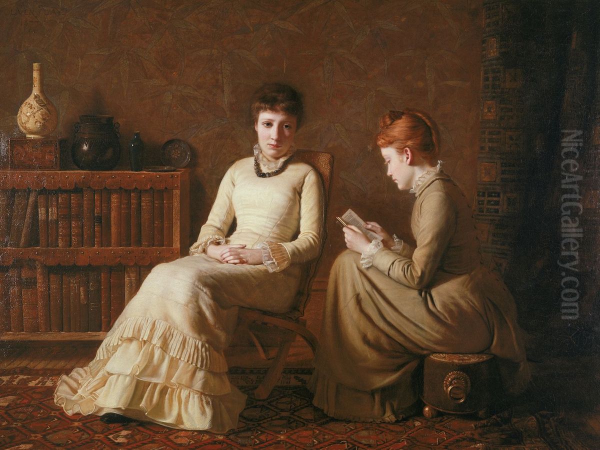 Two Friends Oil Painting by Oliver Ingraham Lay