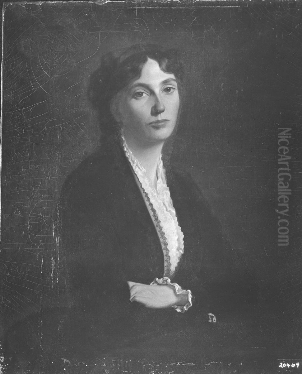 Fidelia Bridges Oil Painting by Oliver Ingraham Lay